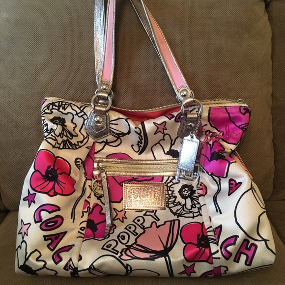 Coach Poppy tote - Picture 1 of 7